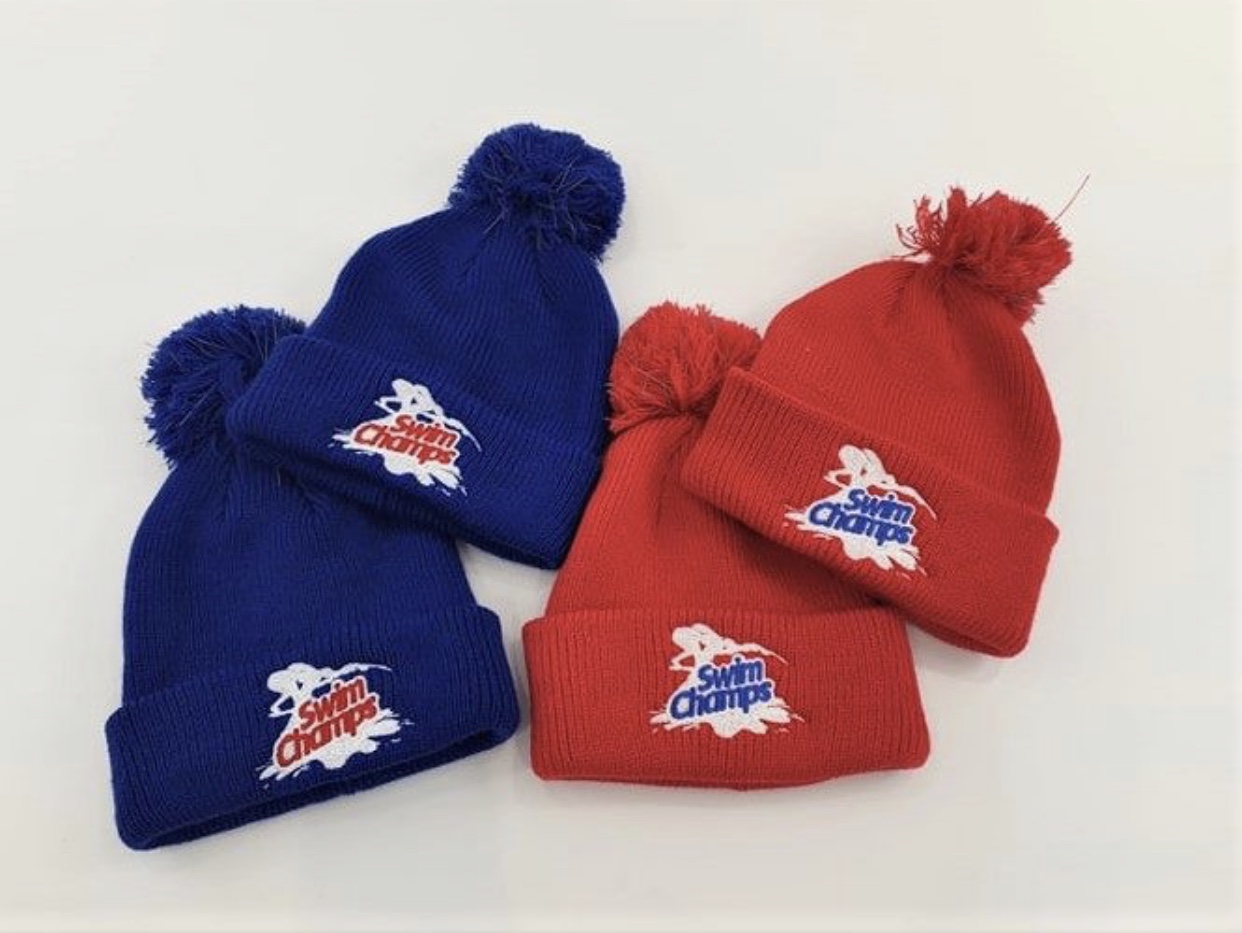Beanie Hats in Blue or Red